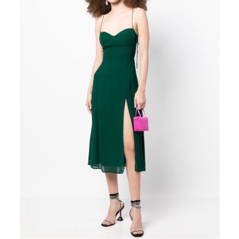 Reformation Juliette Dress, Emerald size 4